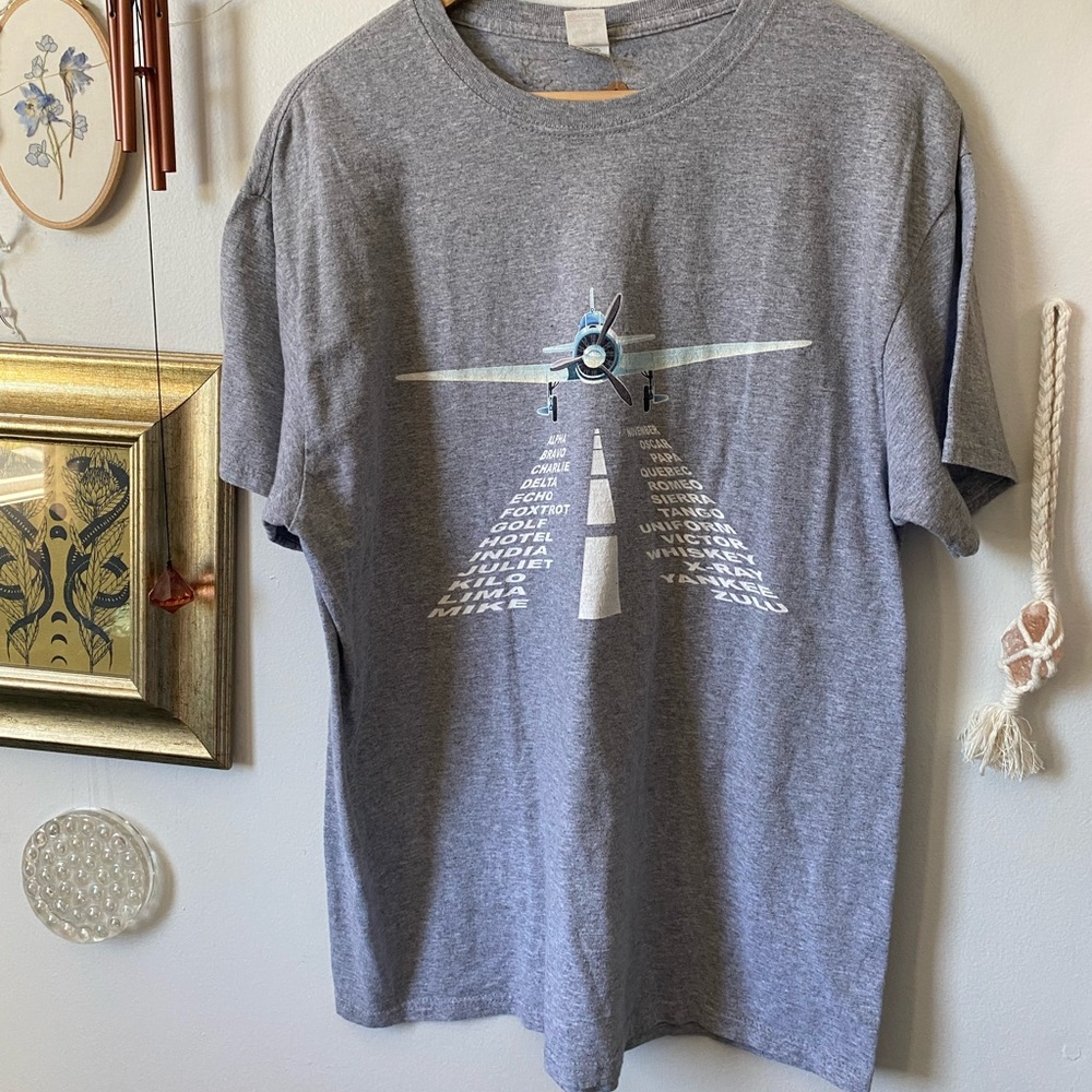 NATO phonetic alphabet graphic tee